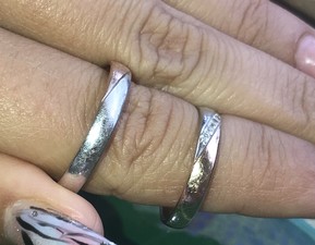 Eleanor Colour RW snubní prsteny z kombinovaného zlata