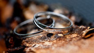 Dinko White snubní prsteny z bílého zlata