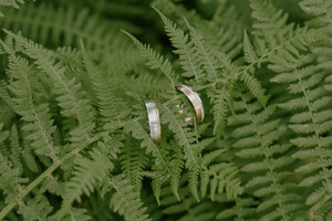 Desirat Colour RW snubní prsteny z červeného a bílého zlata