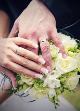 Liboria White  svatební prstýnky z bílého zlata
