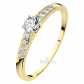 Dafne Gold  krásny zásnubný prsteň zo žltého zlata