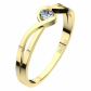 Rosana Gold jedinečný zásnubný prsteň zo žltého zlata