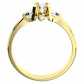 Klára Gold sympatický zásnubný prsteň v žltom zlate