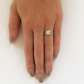 Sofia White zásnubný prsteň z bieleho zlata