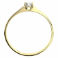 Lyra G Briliant tradičné zásnubný prsteň zo žltého zlata