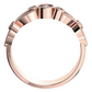 Viva Red zásnubný prsteň z červeného zlata