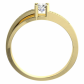 Adéla G Briliant  krásny zásnubný prsteň zo žltého zlata