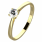 Leona G Briliant  zásnubný prsteň zo žltého zlata
