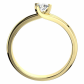 Polina Gold Briliant zásnubný prsteň zo žltého zlata