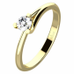 Polina Gold zásnubný prsteň zo žltého zlata