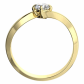 Pamela Gold Briliant zásnubný prsteň zo žltého zlata