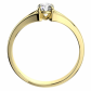 Pavla Gold Briliant zásnubný prsteň zo žltého zlata