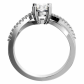 Garnet Silver zásnubný prsteň zo striebra