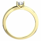 Apolena Gold zásnubný prsteň s briliantmi