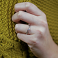 Aneta White   zásnubný prsteň z bieleho zlata