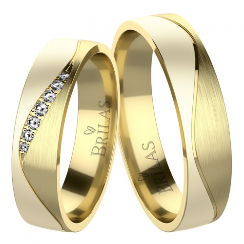 Celestina Gold - snubné prstene zo žltého zlata