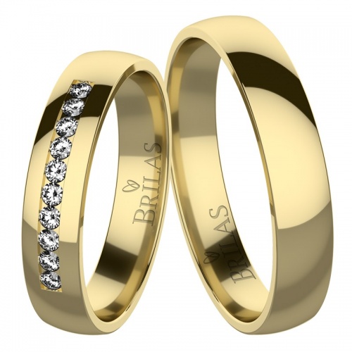 Larisa Gold  - žiarivé prstene zo žltého zlata