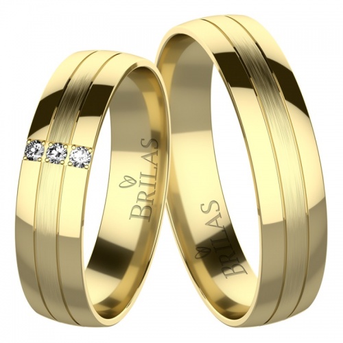 Katy Gold - snubné prstene zo žltého zlata