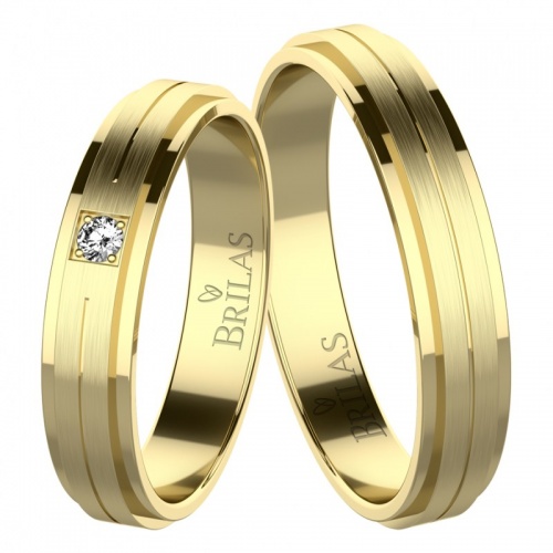 Luki Gold - snubné prstene zo žltého zlata