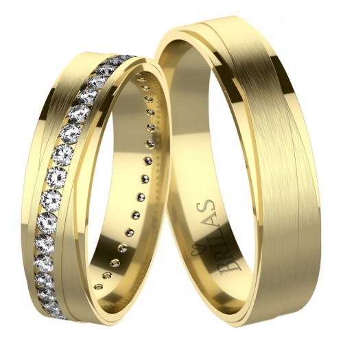 Xali Gold - snubné prstene zo žltého zlata