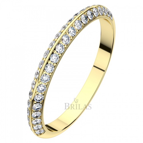 Afrodita II. Gold - luxusné snubný prsteň zo žltého zlata