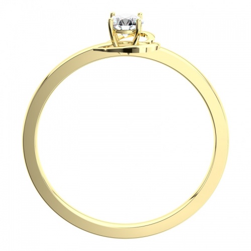 Lamia Gold  -  krásny zásnubný prsteň so srdcom