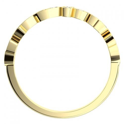 Jarilo Gold - neobyčajný zásnubný prsteň s motýlikmi zo žltého zlata