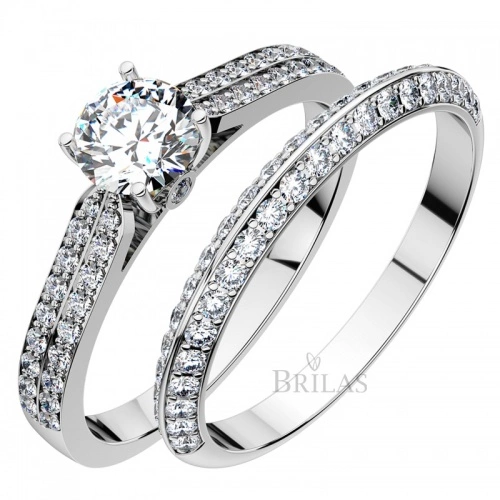 Afrodita Set White  - luxusné set z bieleho zlata