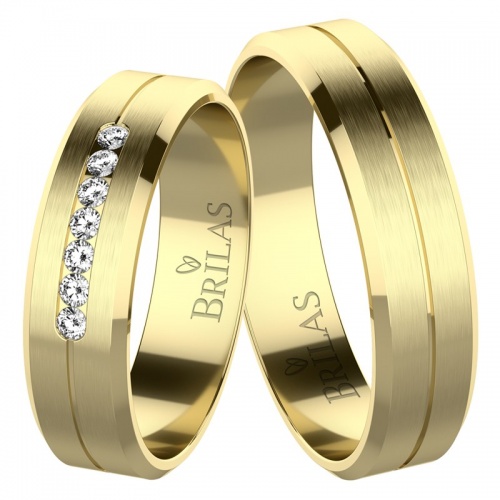 Dimidius Gold - snubné prstene zo žltého zlata