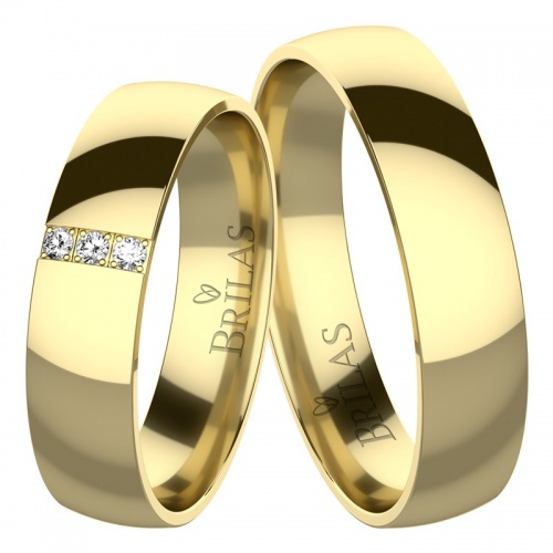 Luisella Gold - snubné prstene zo žltého zlata
