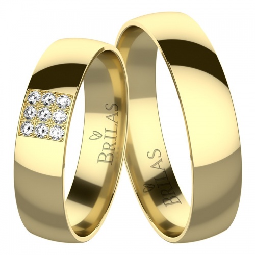 Fotini Gold - snubné prstene zo žltého zlata