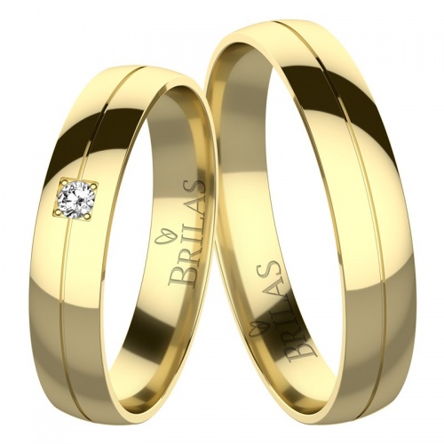 Korina Gold - snubné prstene zo žltého zlata