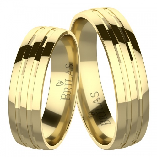 Olympic Gold - snubné prstene zo žltého zlata