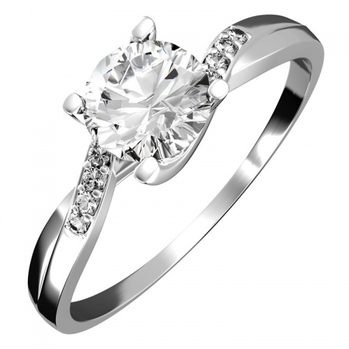 Zantus White -  vynikajúci zásnubný prsteň z bieleho zlata