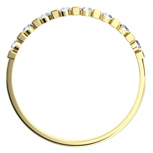 Eris G Briliant  - netradičné zásnubný prsteň zo žltého zlata