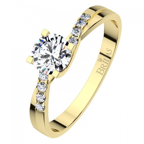 Zante Gold - exkluzívne zásnubný prsteň zo žltého zlata
