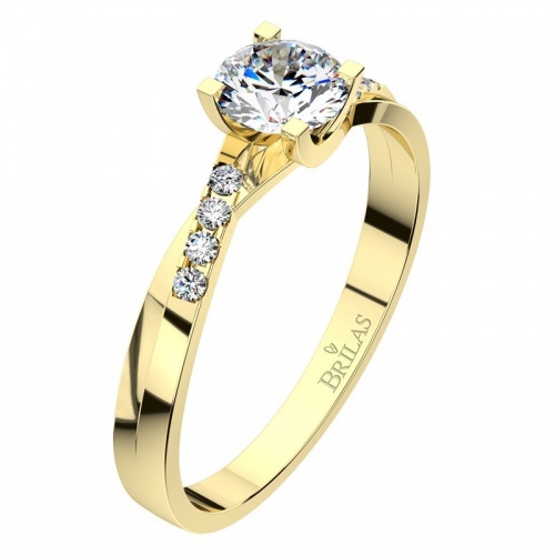 Zante Gold - exkluzívne zásnubný prsteň zo žltého zlata