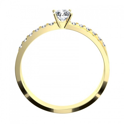 Amanda Gold - dokonalý zásnubný prsteň zo žltého zlata