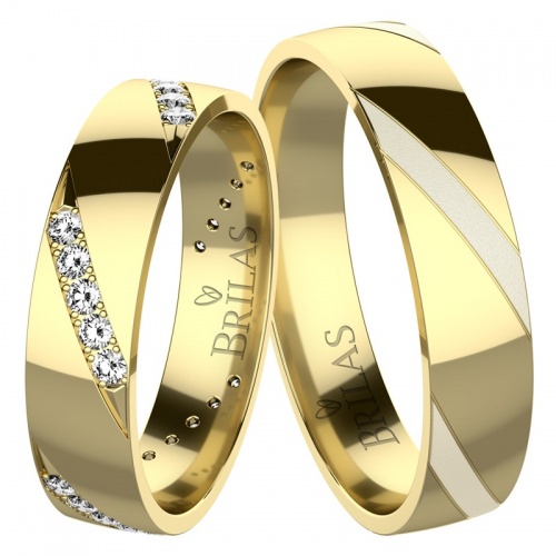 Manu Gold - snubné prstene zo žltého zlata