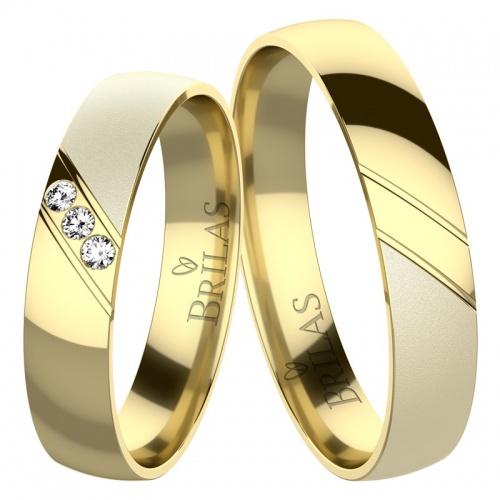 Sisera Gold - snubné prstene zo žltého zlata