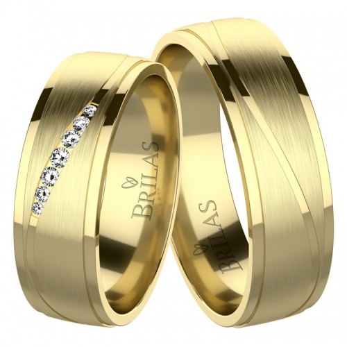 Melania Gold - snubné prstene zo žltého zlata