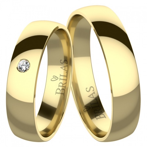 Mizar Gold Diamond  - snubné prstene zo žltého zlata