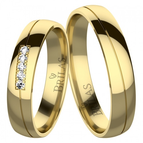 Evelyna Gold - snubné prstene zo žltého zlata
