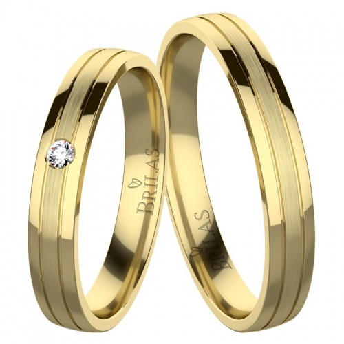 Zita Gold - snubné prstene zo žltého zlata