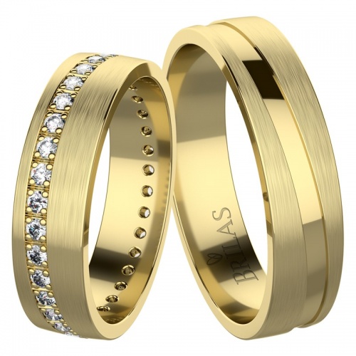 Eprius Gold - snubné prstene zo žltého zlata