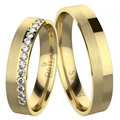 Blanka Gold - snubné prstene zo žltého zlata