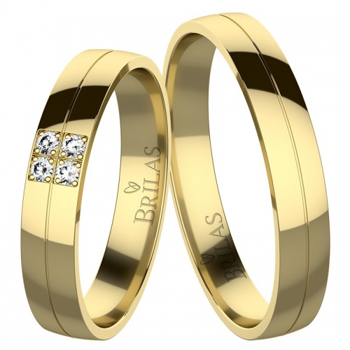 Johanka Gold Briliant - snubné prstene zo žltého zlata