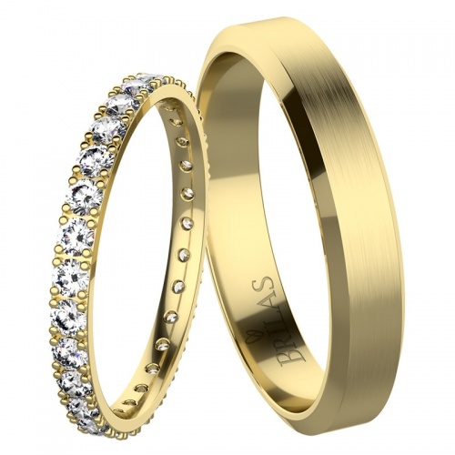 Apolon Gold - nádherné snubné prstene zo žltého zlata
