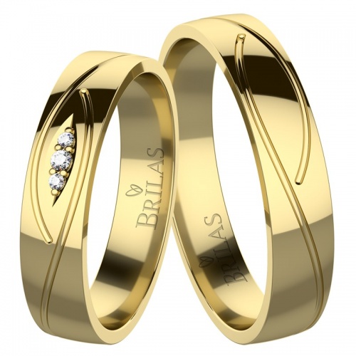 Savio Gold - snubné prstene zo žltého zlata