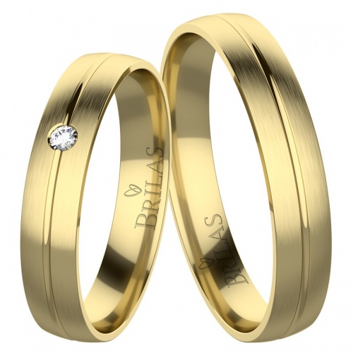 Connie Gold - snubné prstene zo žltého zlata